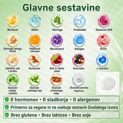Uradna trgovina | 🌿 𝑮𝑳𝑶𝐑𝐄𝐍𝐃𝘼® Moringa · Berberin × NAD+ 10 v 1 Napredni nano obliž z mikroiglicami (samo enkrat na dan, vidni rezultati že po 7 dneh) 🌿 Za osebe s prekomerno telesno težo, ohlapno kožo, sladkorno boleznijo in težavami s sklepi
